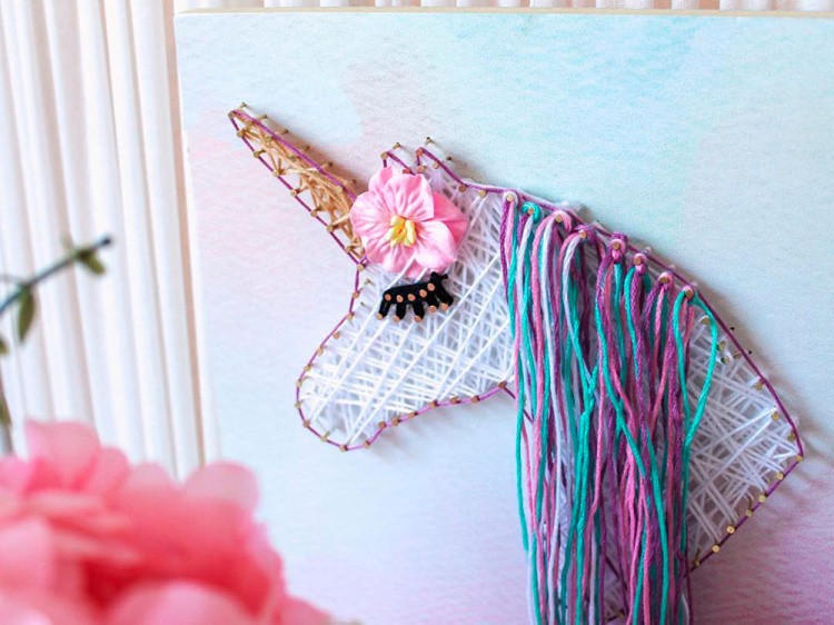 Набор для творчества STRING ART «Сказочный единорог» — картинка 6