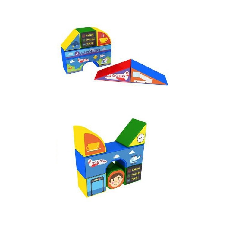 Пластиковые кубики «Аэропорт» — картинка 7