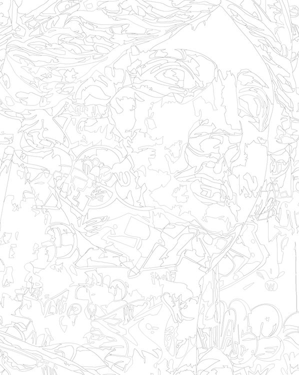 Картина по номерам «Античные статуи: Венера граффити» — картинка 2