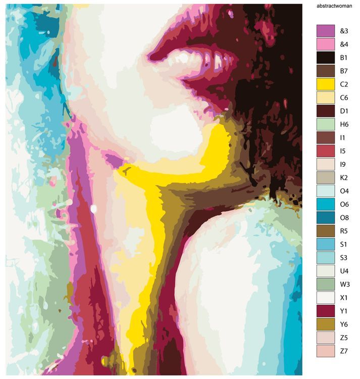 Картина по номерам «Силуэт незнакомки» — картинка 2