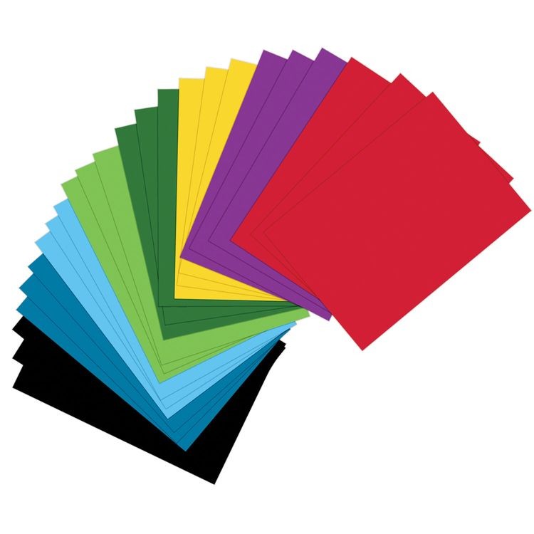 Картон цветной «Цвета» А4 мелованный, 24 листа, 8 цв., в папке, Brauberg — картинка 3