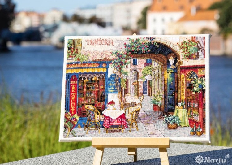 Набор для вышивания «Кафе в Вероне» — картинка 3