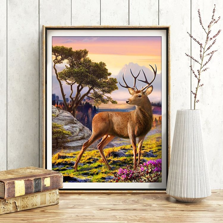 Алмазная вышивка «Благородный олень» — картинка 2