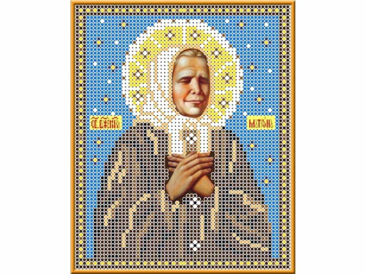 Набор вышивки бисером «Святая Матрона Московская» — картинка 2