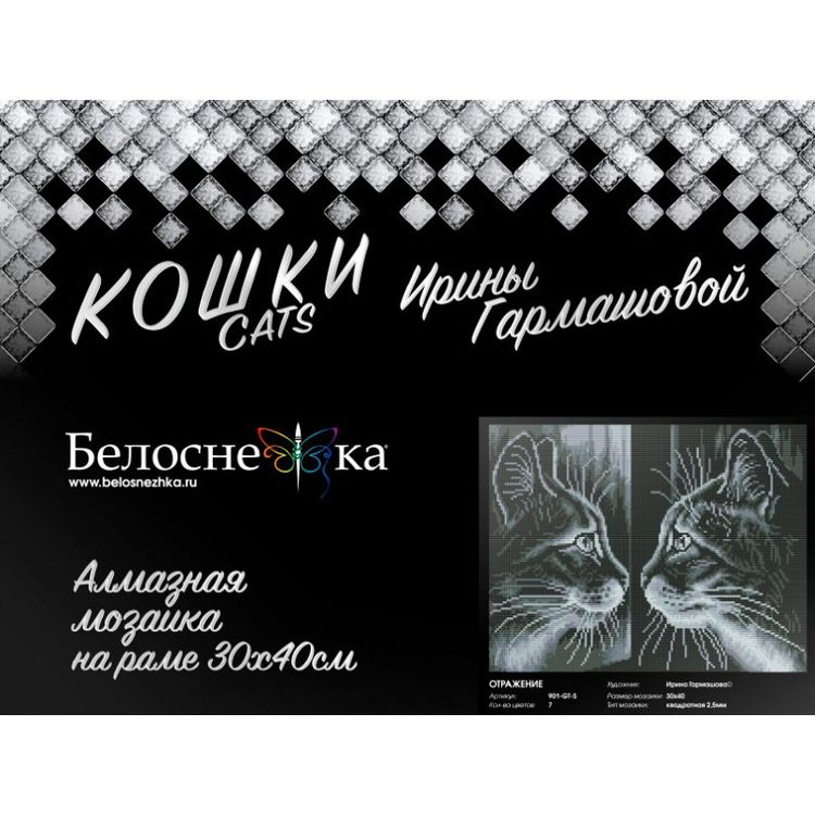 Алмазная вышивка «Отражение» — картинка 2