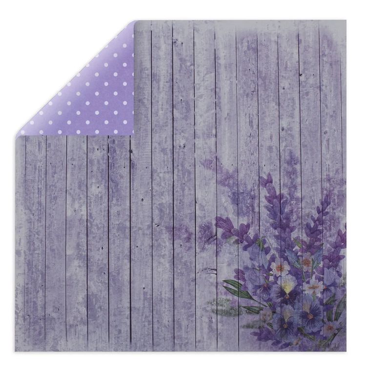 Бумага для скрапбукинга 30х30 см «Прованс», 12 дизайнов — картинка 4