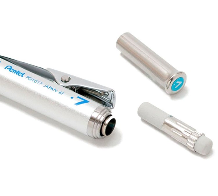 Карандаш автоматический профессиональный GRAPHGEAR 1000 0,7 мм, НВ, Pentel — картинка 6