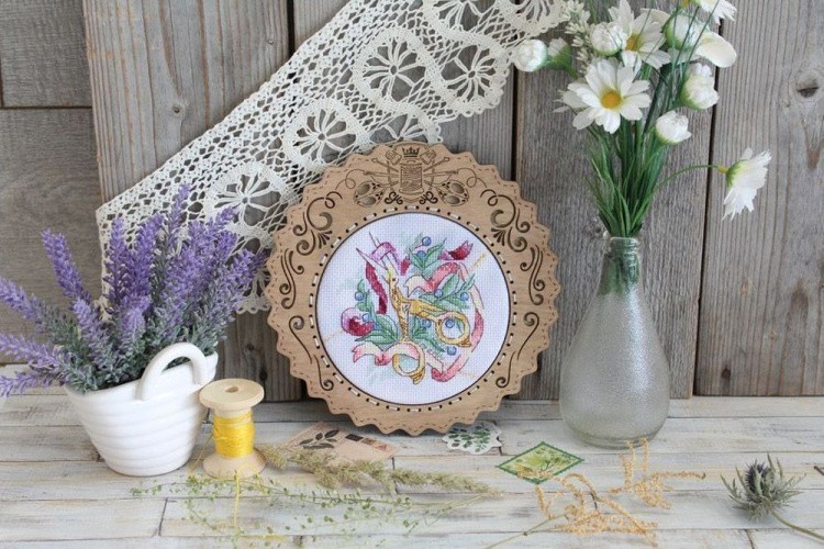 Набор для вышивания «Рукодельные штучки. Ножницы-цапельки» — картинка 4