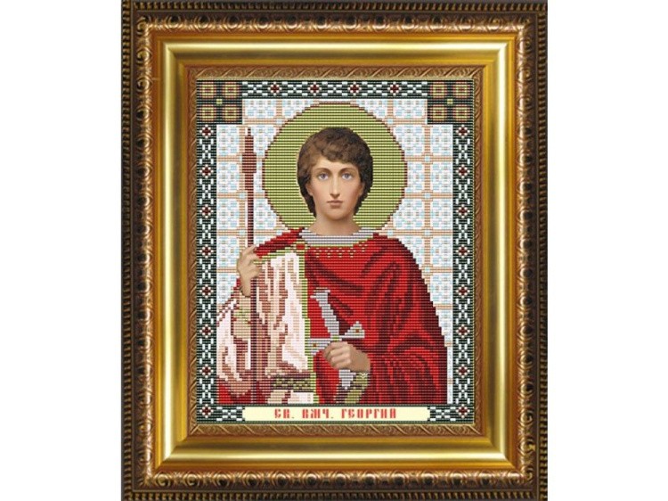 Рисунок на ткани «Святой Великомученник Георгий»