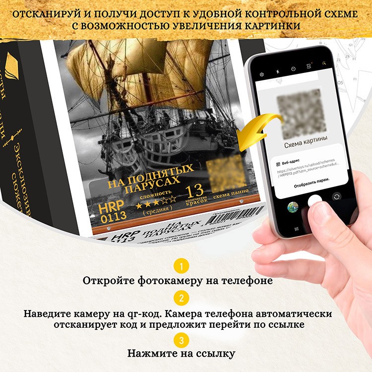 Картина по номерам с поталью «Панно Осьминог Стимпанк» — картинка 7