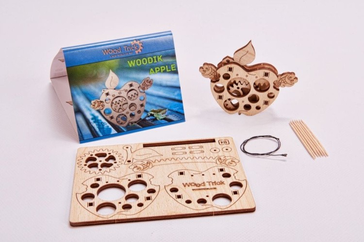 Конструктор из дерева «Вудик Яблоко», Wood Trick — картинка 3