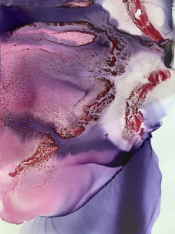 Спиртовые чернила расслаивающиеся Сакура, Kamenskaya Ink — картинка 3