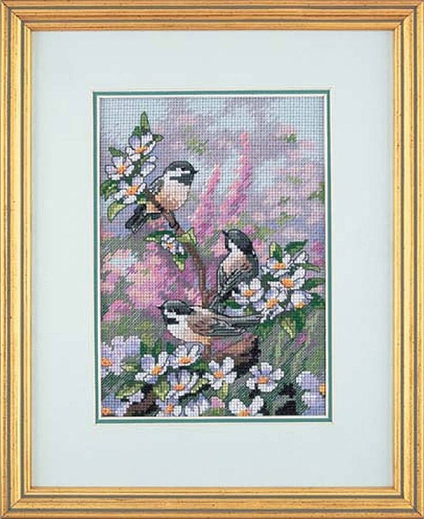 Набор для вышивания «Снегири весной» — картинка 2