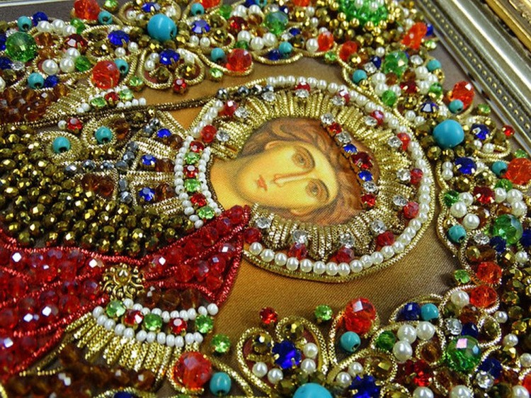 Набор вышивки хрустальными камнями «Георгий Победоносец» — картинка 10