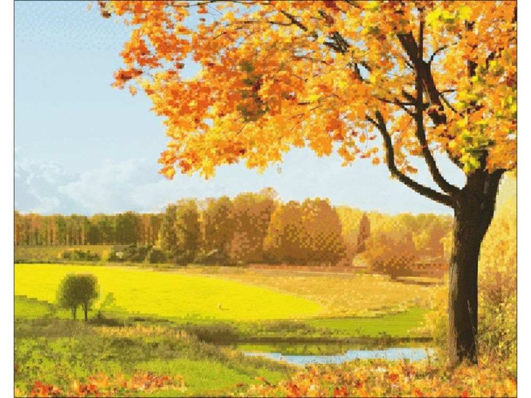 Алмазная вышивка «Осень» — картинка 2