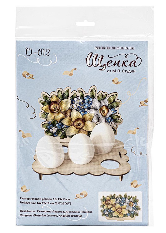 Набор для вышивания «Подставка Цветочная под яйца» — картинка 6