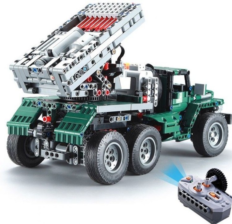 Радиоуправляемый конструктор с мотором Cada Technics Катюша - 2.4G
 — картинка 3