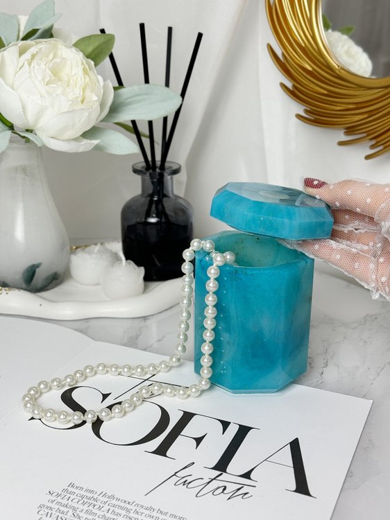 Силиконовый молд - Контейнер/банка для свечей, d9x12см, 1 шт. — картинка 5