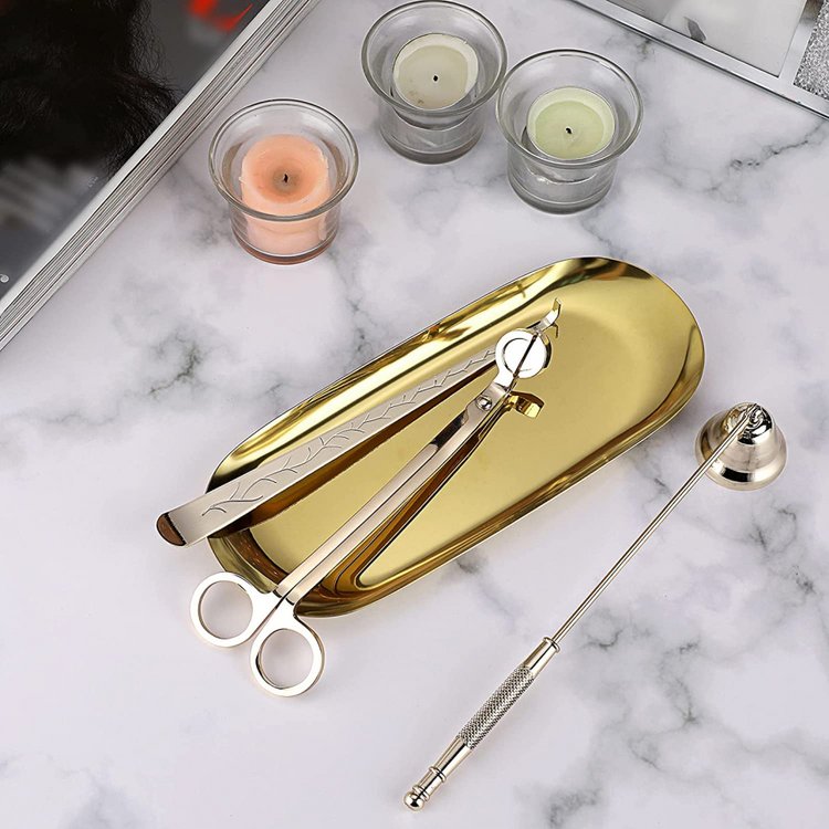 Набор аксессуаров для свечей, золото — картинка 4