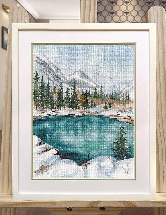 Набор для вышивания «Алтай. Гейзерное озеро» — картинка 2