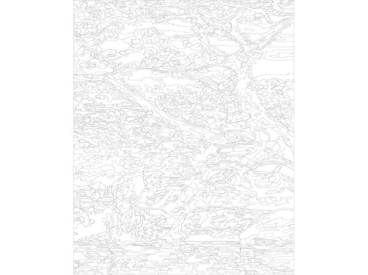 Картина по номерам «Живописный водоём» — картинка 3