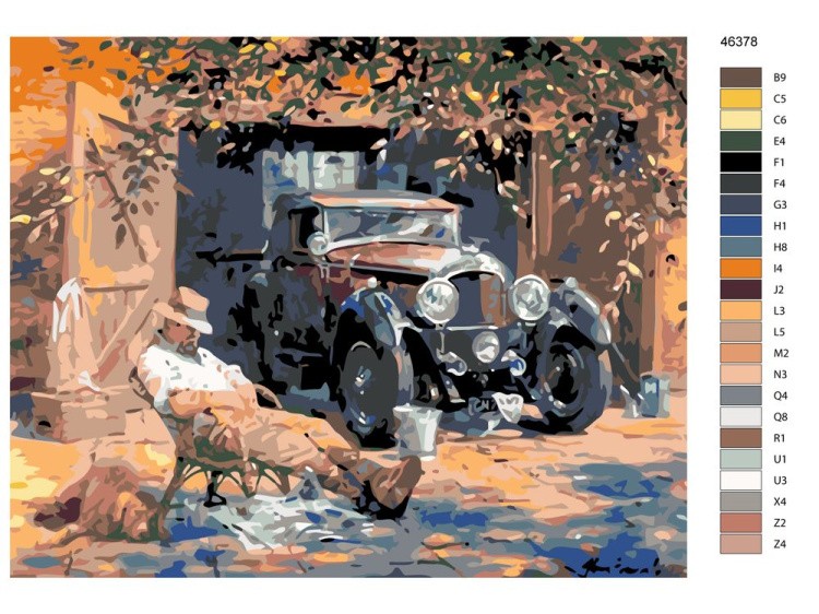 Картина по номерам «Дневной сон» — картинка 2