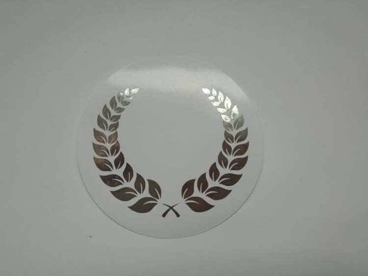 №222 Наклейка (серебро) Sticker, Art Blong — картинка 2