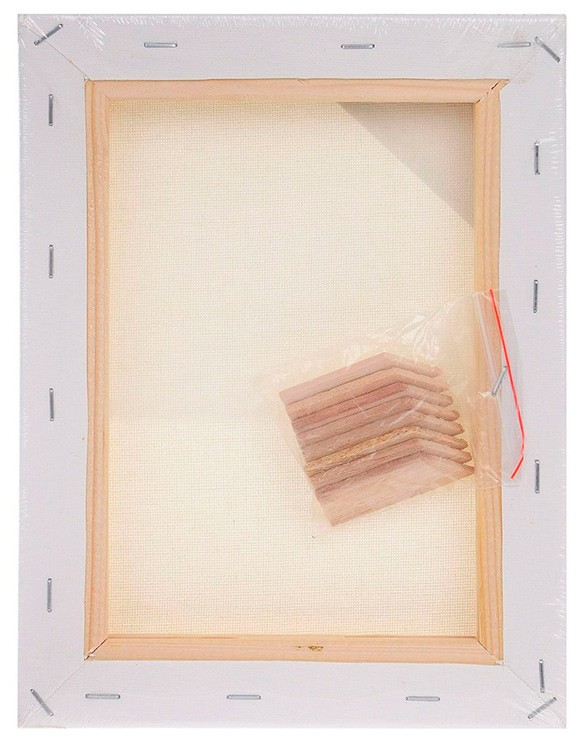 Холст грунтованный на подрамнике Малевичъ, хлопок, 18x24 см — картинка 2