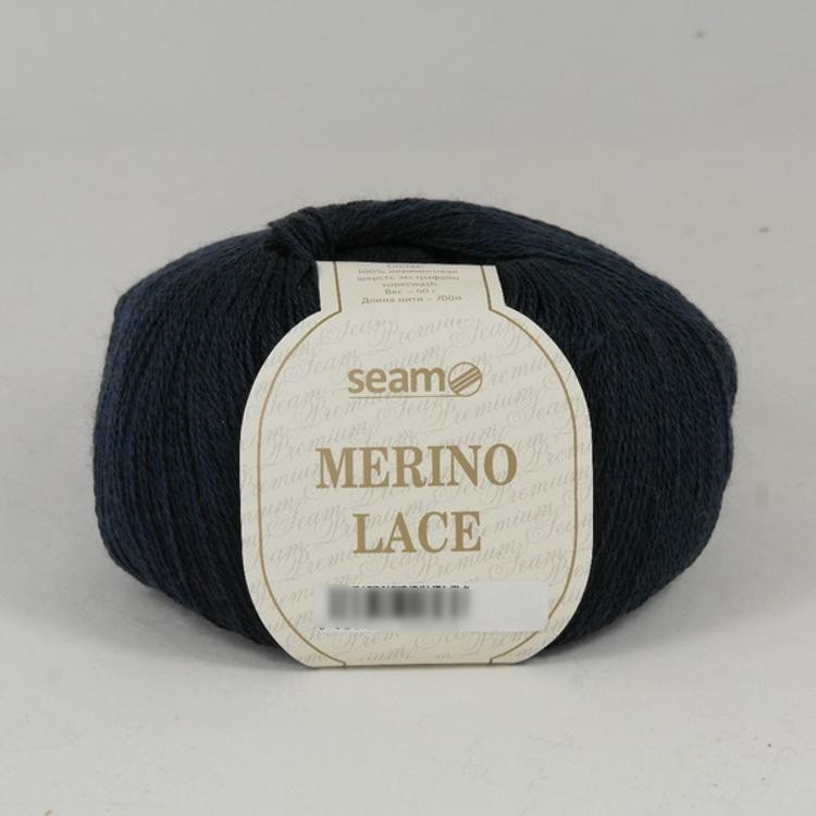 Пряжа SEAM MERINO LACE (13), матр.синий, 5 шт. по 50 г — картинка 2