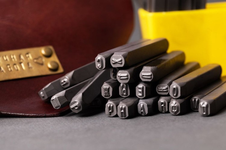 Набор штампов для чеканки по металлу «Русский алфавит», 4 мм, Промысел — картинка 2