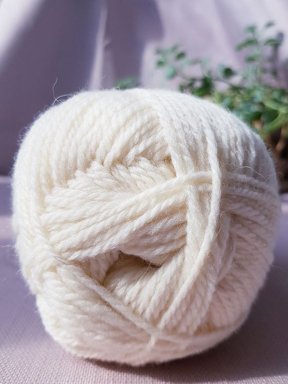 Пряжа Камтекс Аргентинская шерсть (205), белый, 5 шт. по 100 г — картинка 3