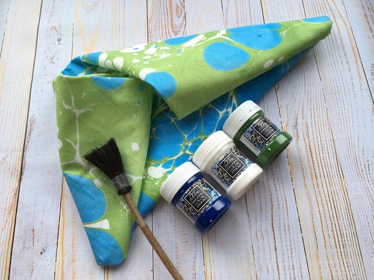 Краска для эбру зеленая 30 мл, Amazing Color — картинка 3