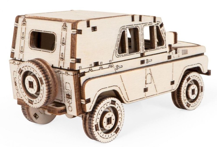 Деревянный конструктор «Внедорожник Алькор», Lemmo — картинка 3