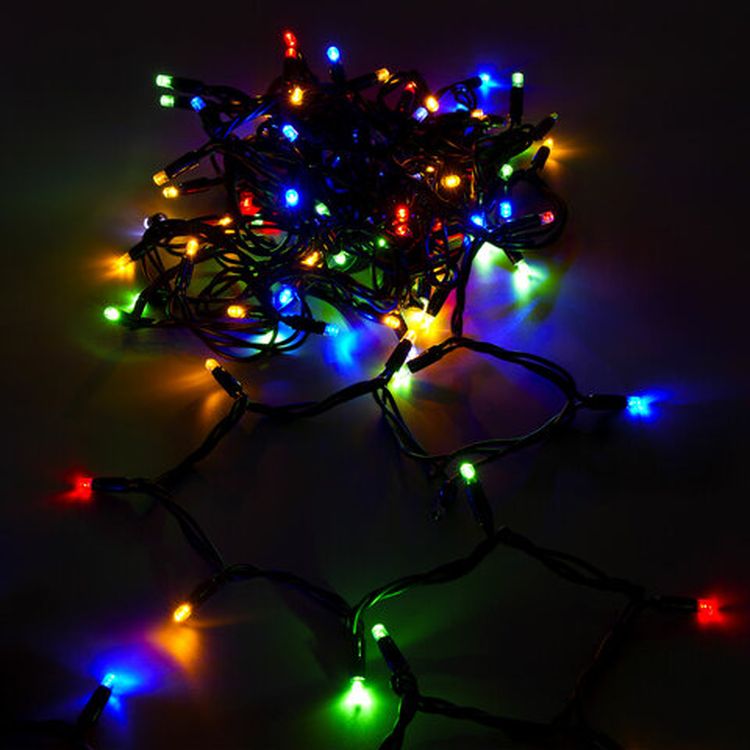 Электрогирлянда уличная «Heavy Rain», IP65, 100 LED, 10 м, мультицветная — картинка 2