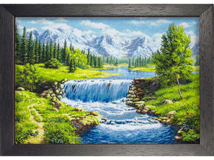 Алмазная вышивка «Весенние воды» — картинка 3