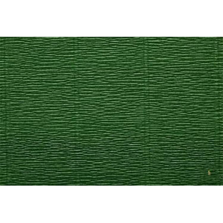 Гофрированная бумага 2,5 м, 591 болотно-зеленый