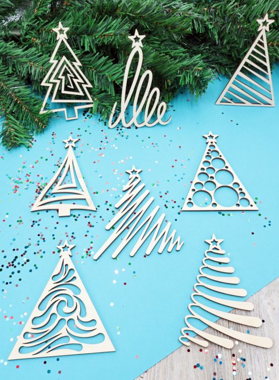 Набор новогодних украшений «Ёлочки» — картинка 3