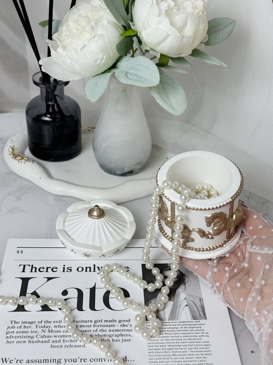 Силиконовый молд - Шкатулка карусель №11, d9,6x6,8см, 1 шт. — картинка 6