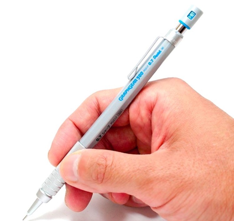 Карандаш автоматический профессиональный Graphgear 500, 0,7 мм, Pentel — картинка 5