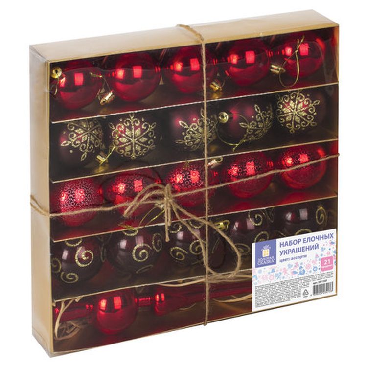 Набор украшений для ели, 21 предмет — картинка 2