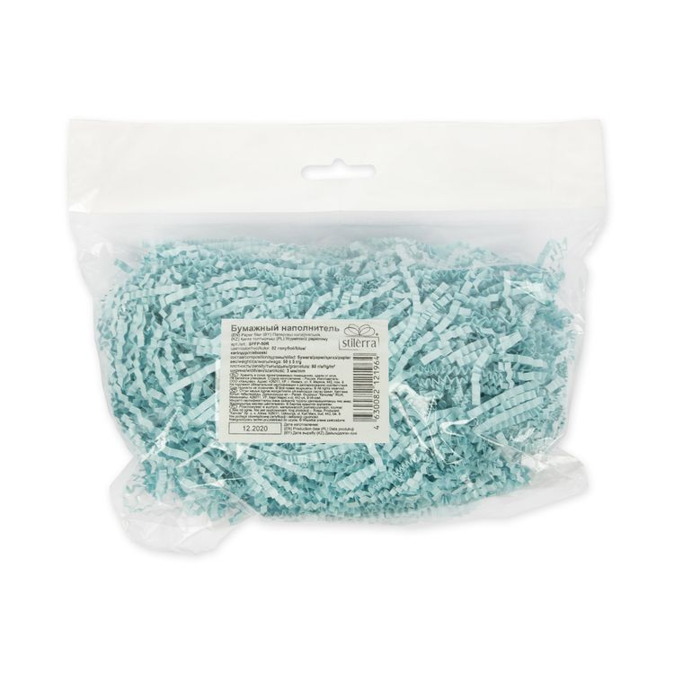 Бумажный наполнитель, цвет: голубой, 50 г, Stilerra — картинка 2