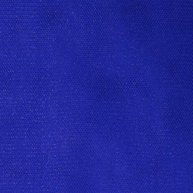 Фатин Kristal средней жесткости, блестящий, 5 м, ширина 300 см, цвет: ярко-синий — картинка 3