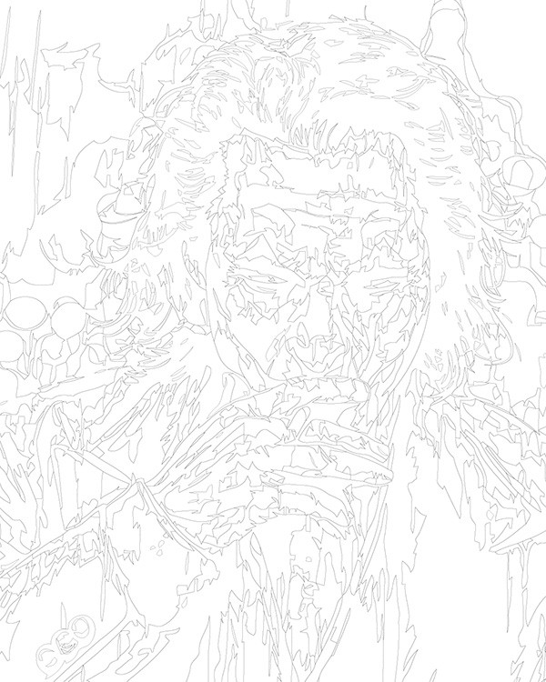 Картина по номерам «Джокер» — картинка 3