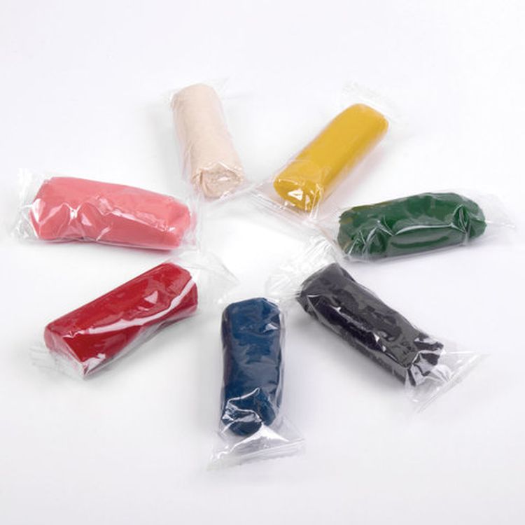 Пластилин на растительной основе (тесто для лепки) ПИФАГОР, 7 цветов, 210 г — картинка 2