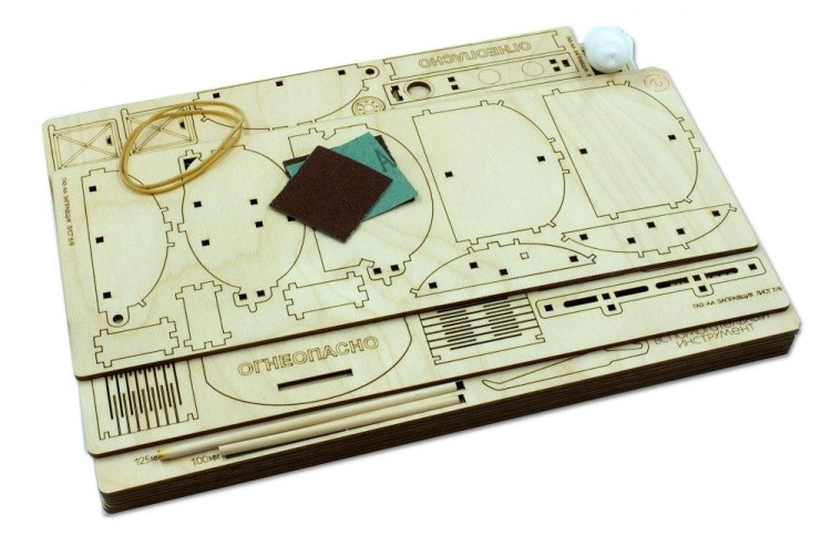 Конструктор из дерева Грузовик «Полуторка» Заправщик, Армия России — картинка 7