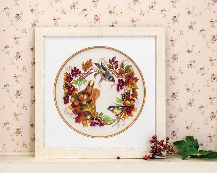 Набор для вышивания «Осенний венок» — картинка 2