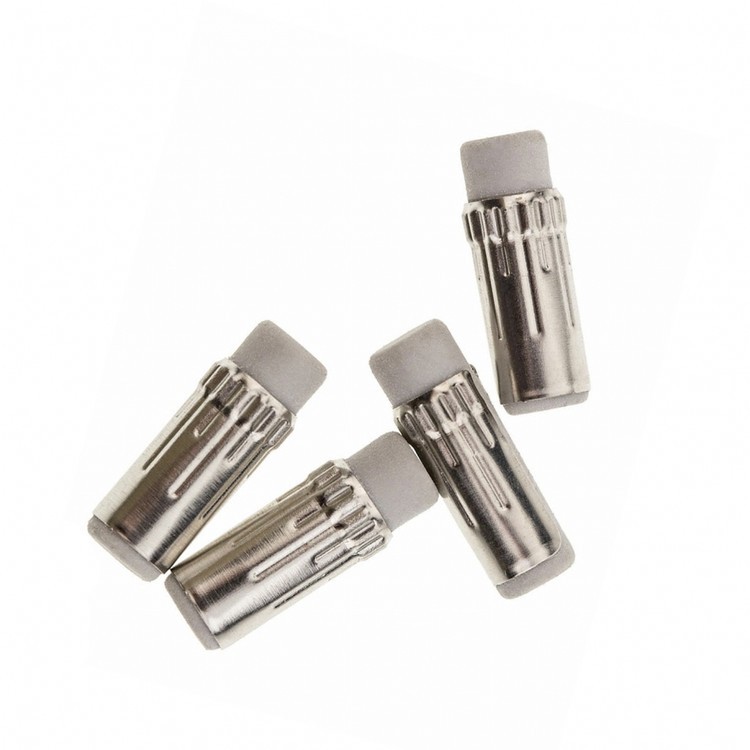 Сменные ластики для профессиональных карандашей 4 шт. 13.8x4.25 мм в тубе, 12 туб, Pentel — картинка 5