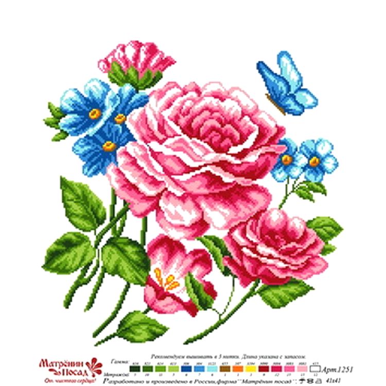 Рисунок на ткани «Летний блюз» — картинка 2