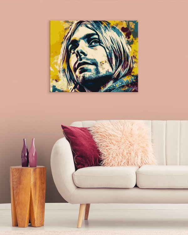 Картина по номерам «Курт Кобейн постер-портрет» — картинка 3