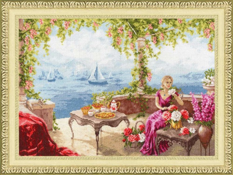 Набор для вышивания «Утро на берегу моря» — картинка 2